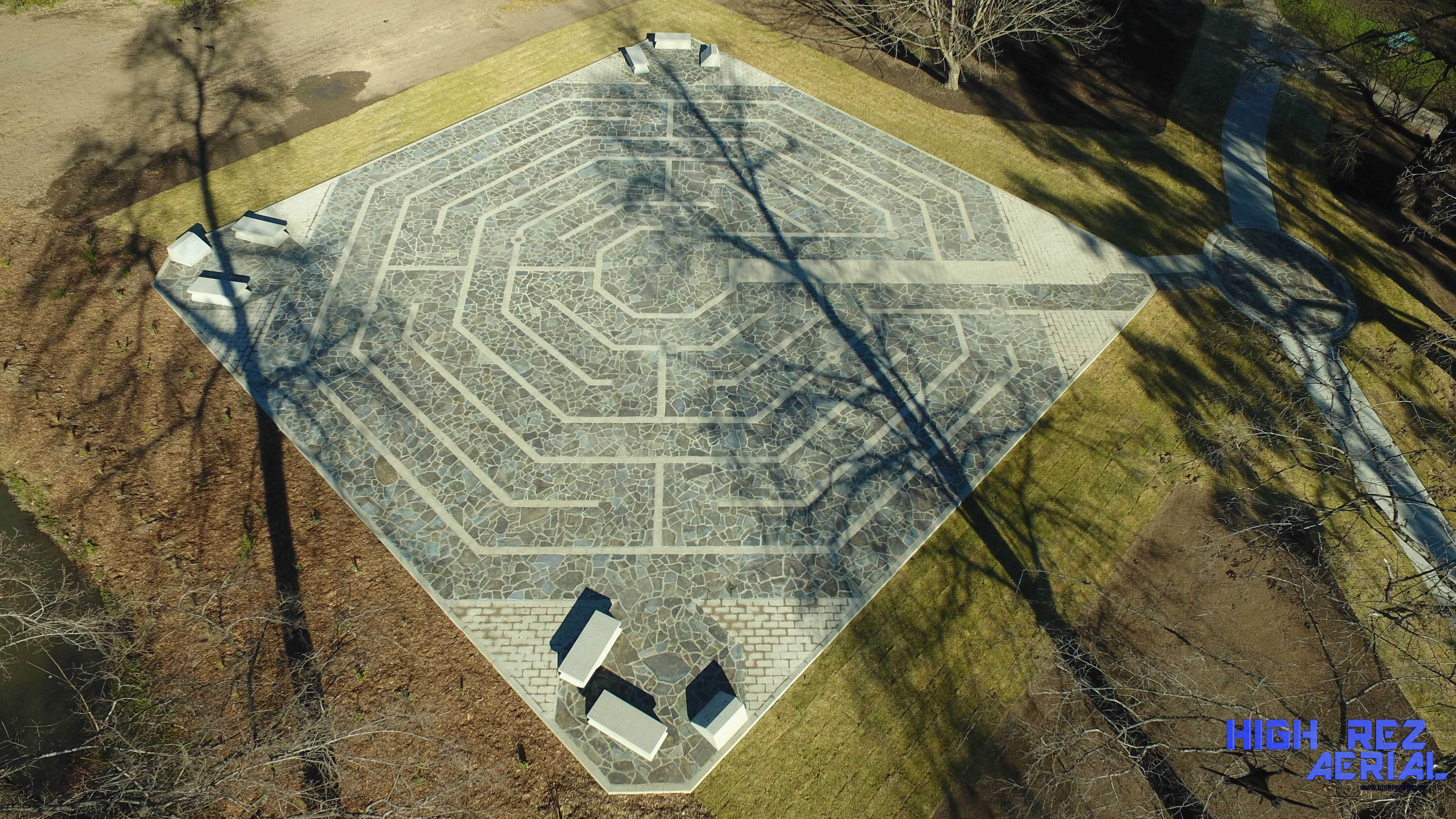 Landscape work and paving completed by Dan and Dan Landscaping for the Tumut Memorial Labyrinth